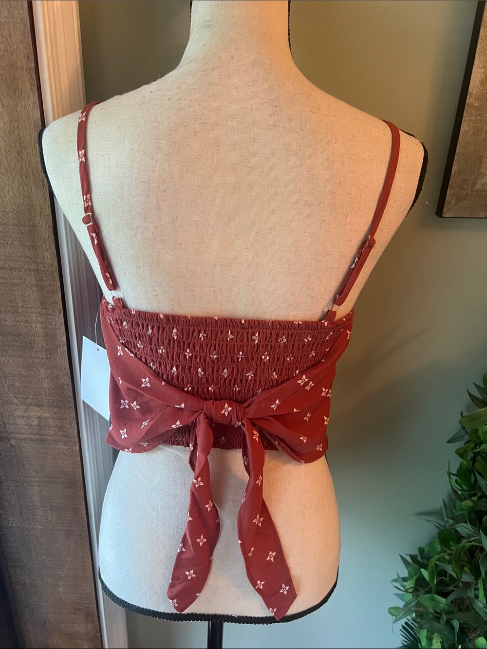 Bwear Rust Bandana-Print Handkerchief Cami Top - Picture 5 of 8